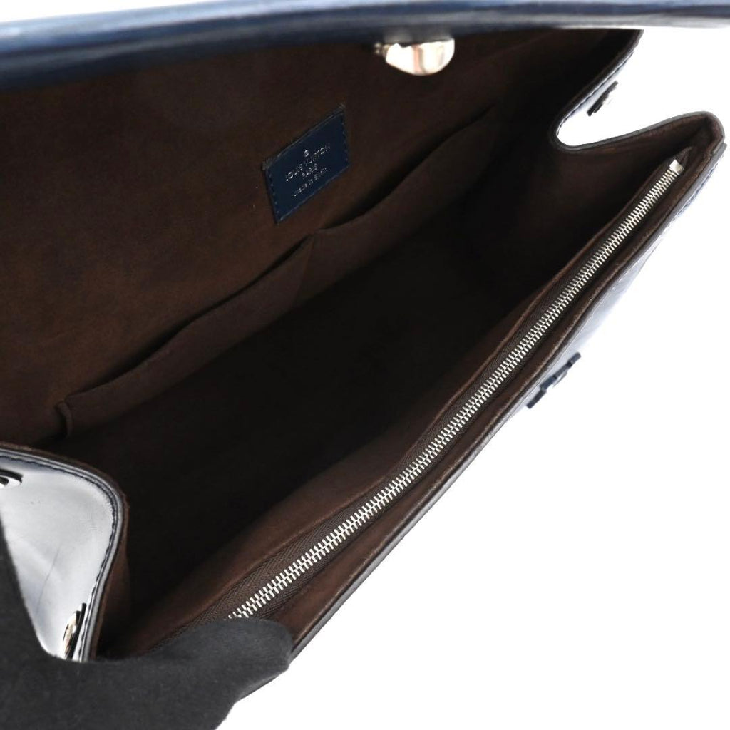Louis Vuitton Epi Handbag Cluny MM Andigo Blue Leather — view 4