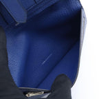 Hermes Bearn Souffle Verso Wallet Chevre Blue — view 4