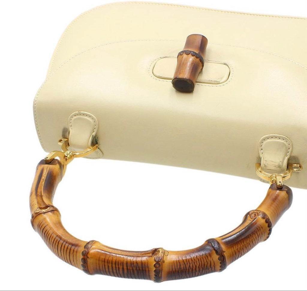 Gucci Bambu Leather Top Handle — view 4