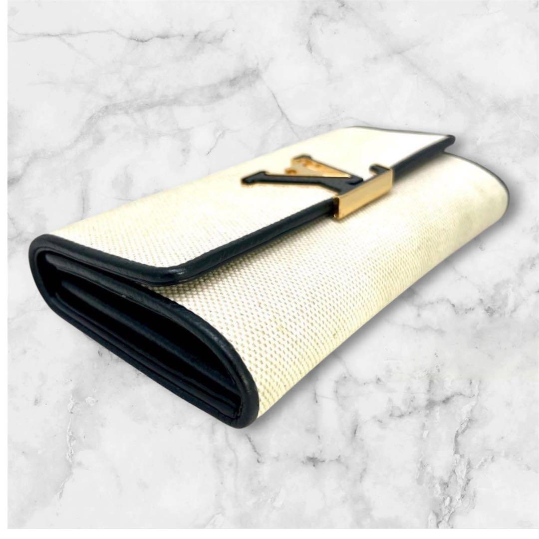 Louis Vuitton Monogram Canvas LV Logo Portefeuille Capucines Wallet — view 7