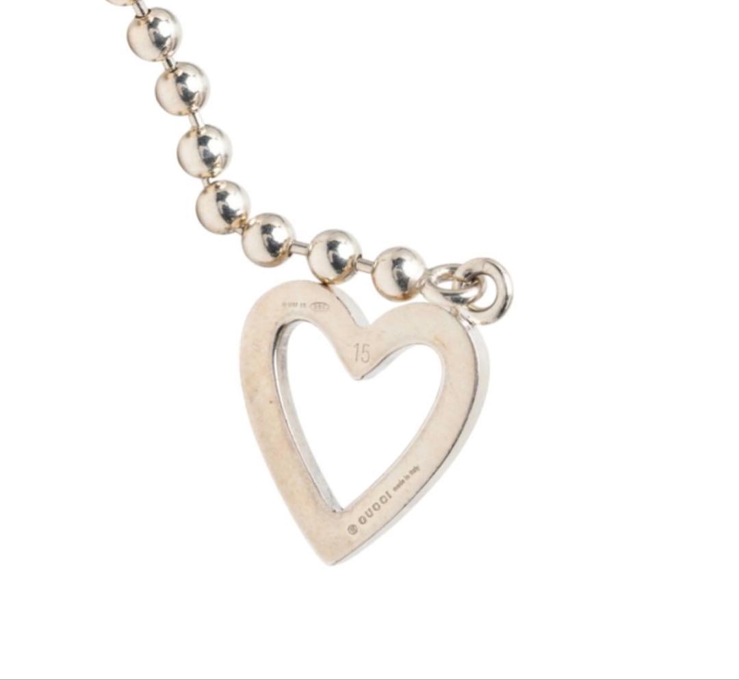 Gucci Heart Ball Chain Bracelet — view 4