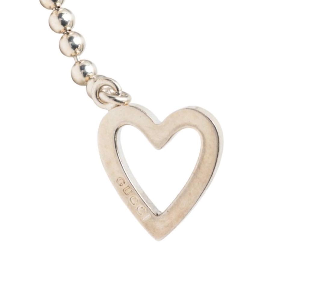 Gucci Heart Ball Chain Bracelet — view 5
