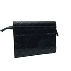 Chanel Bicolor Quilted Trifold Clutch Hand — view 2