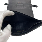 Chanel Bicolor Quilted Trifold Clutch Hand — view 7