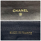 Chanel Bicolor Quilted Trifold Clutch Hand — view 9