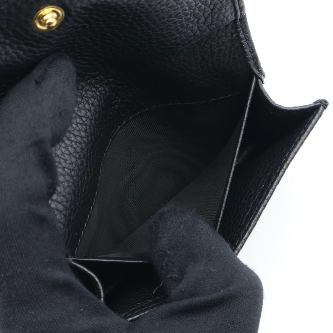 Prada Card Case Metal Logo Black Business Holder — view 3
