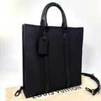 Louis Vuitton Monogram Taurillon Sac Plat Tote Bag — view 3
