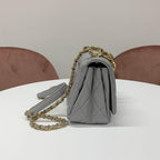 Chanel Mini Quilted Lambskin Turnlock Shoulder Bag