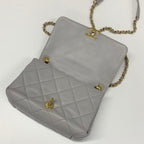 Chanel Mini Quilted Lambskin Turnlock Shoulder Bag