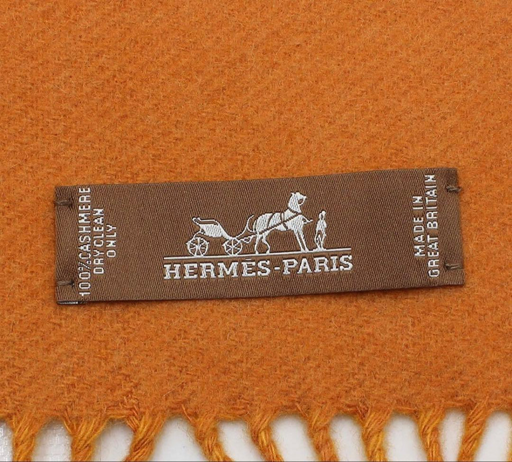 Hermes Bicolor Cashmere Scarf Shawl — view 5