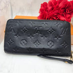 Louis Vuitton Monogram Empreinte Zippy Wallet Navy — view 2