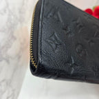Louis Vuitton Monogram Empreinte Zippy Wallet Navy — view 4