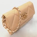 Chanel 19 Lambskin Long Wallet Beige — view 2