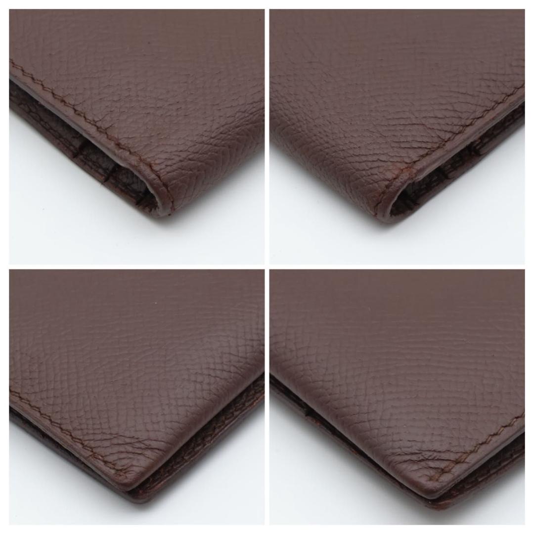Hermes Bearn Classic Courchevel Brown Wallet — view 9