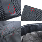 Bottega Veneta Clutch Bag Black Intrecciato Leather — view 8