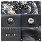 Dior Oblique Saddle Card Case Black — view 7