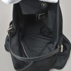 Fendi Handbag Jersey Black Silver — view 6