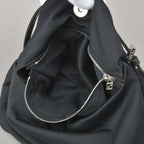 Fendi Handbag Jersey Black Silver — view 7