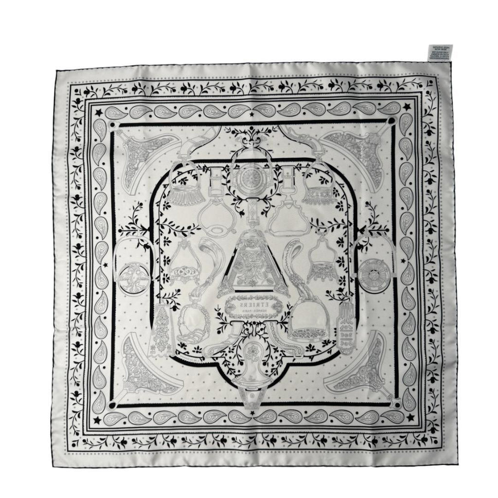 Hermes Carre 55 Armor Etriers Bandana Scarf — view 2