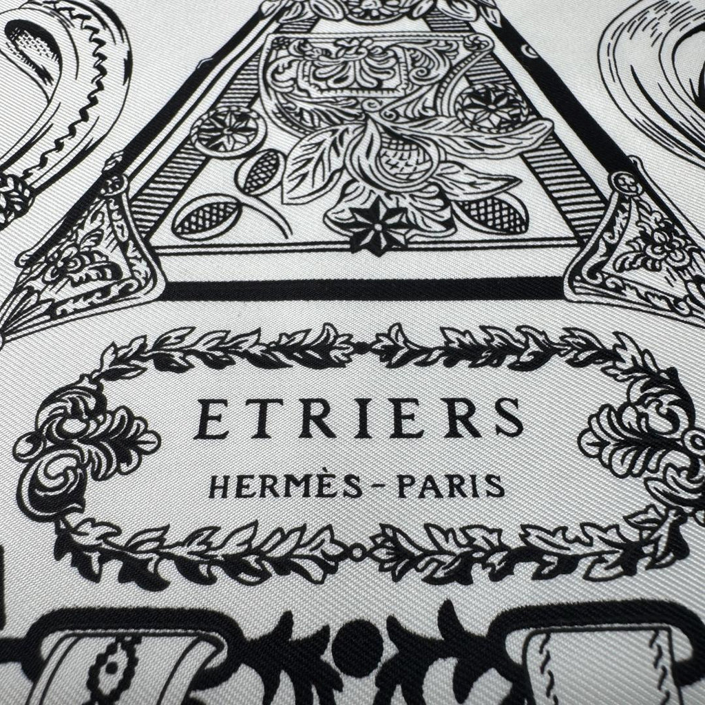 Hermes Carre 55 Armor Etriers Bandana Scarf — view 4