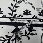 Hermes Carre 55 Armor Etriers Bandana Scarf — view 5