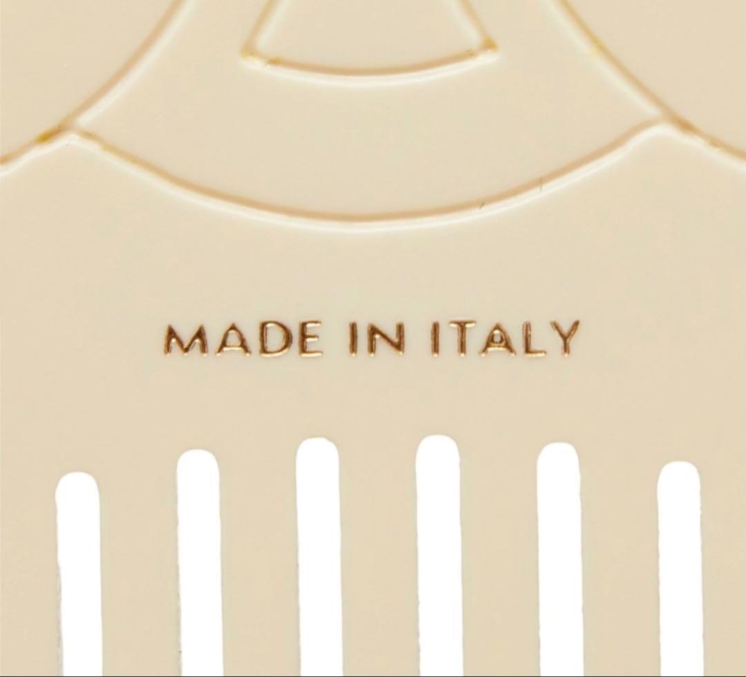 Celine Triomphe Hair Comb Beige Shoulder — view 5