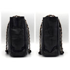 Chanel Quilted Tote Bag Chain Lambskin Black — view 6