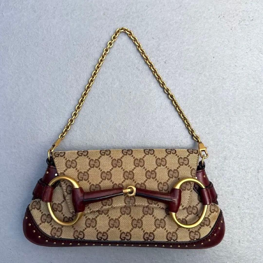 Gucci Tom Ford Era Horsebit Chain Clutch — view 2