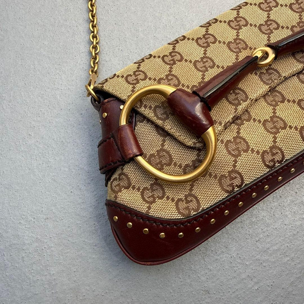Gucci Tom Ford Era Horsebit Chain Clutch — view 4