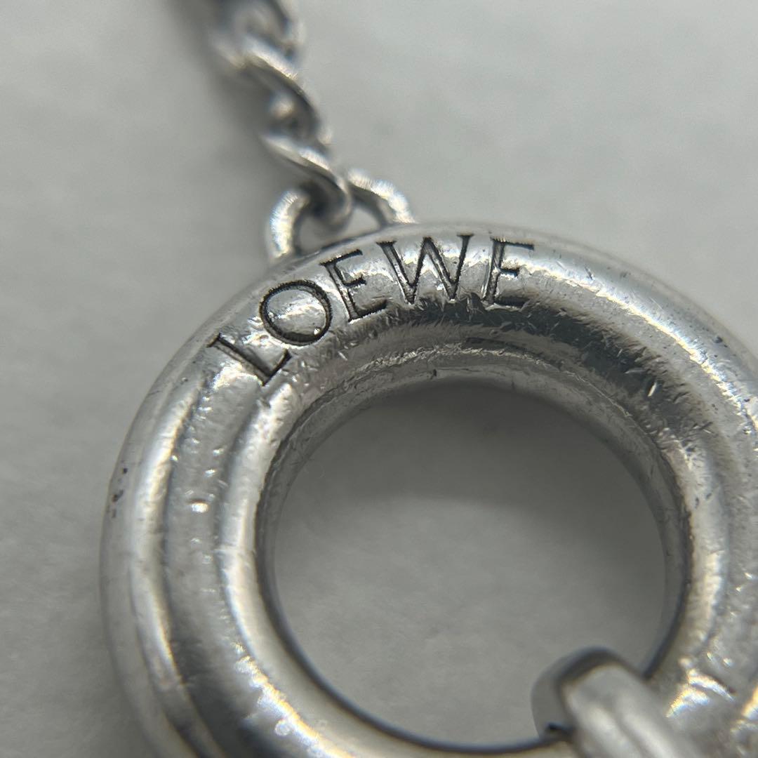 Loewe Anagram Toggle Necklace Silver — view 5