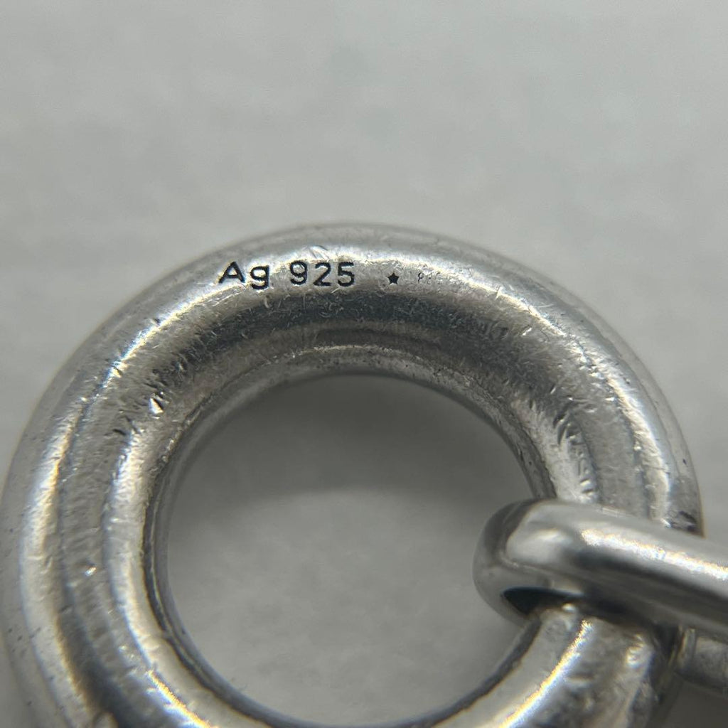 Loewe Anagram Toggle Necklace Silver — view 6