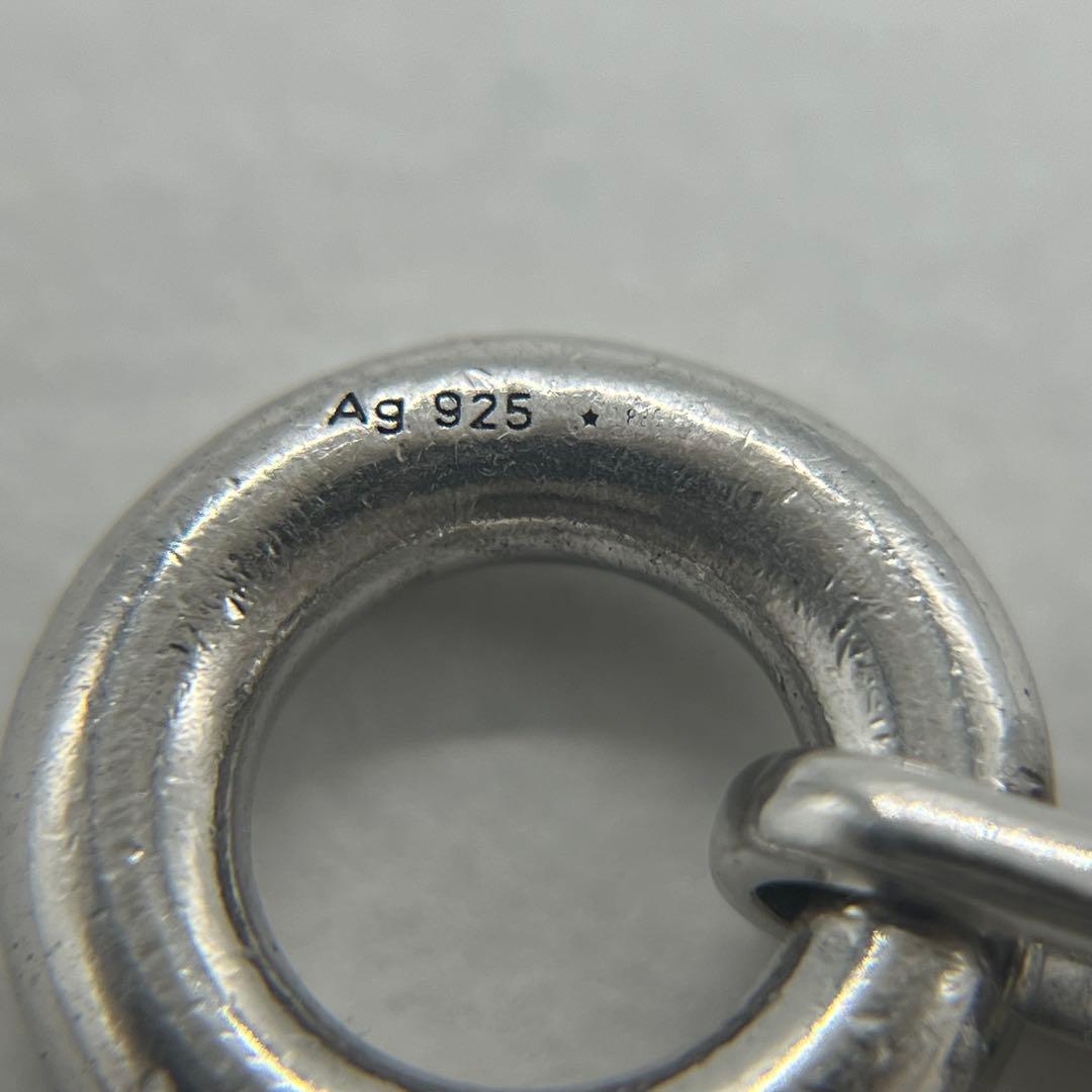 Loewe Anagram Toggle Necklace Silver — view 6