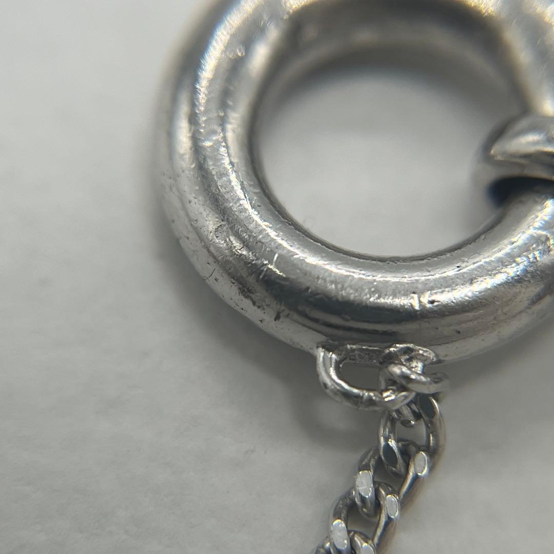 Loewe Anagram Toggle Necklace Silver — view 7