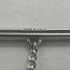 Loewe Anagram Toggle Necklace Silver — view 8