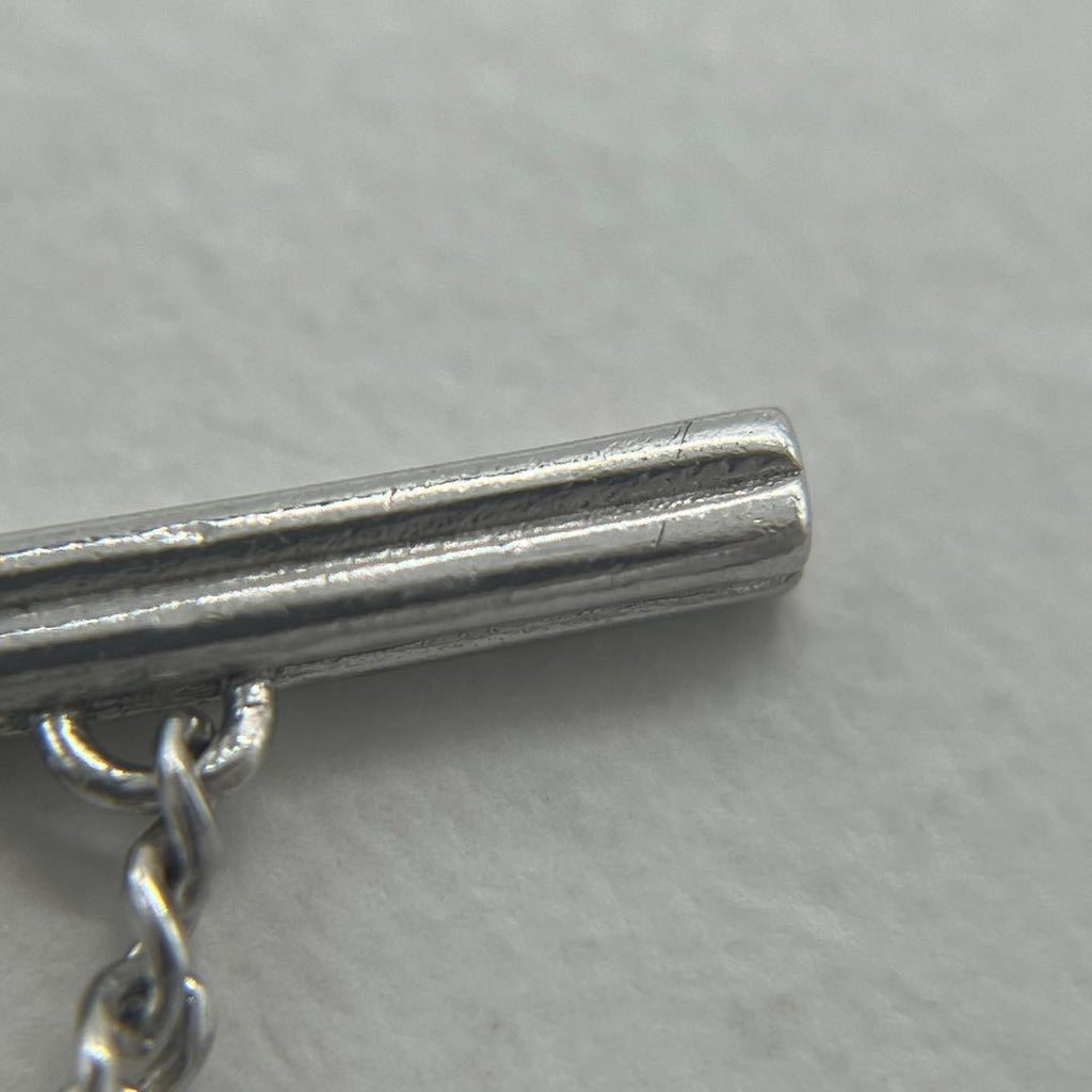 Loewe Anagram Toggle Necklace Silver — view 9