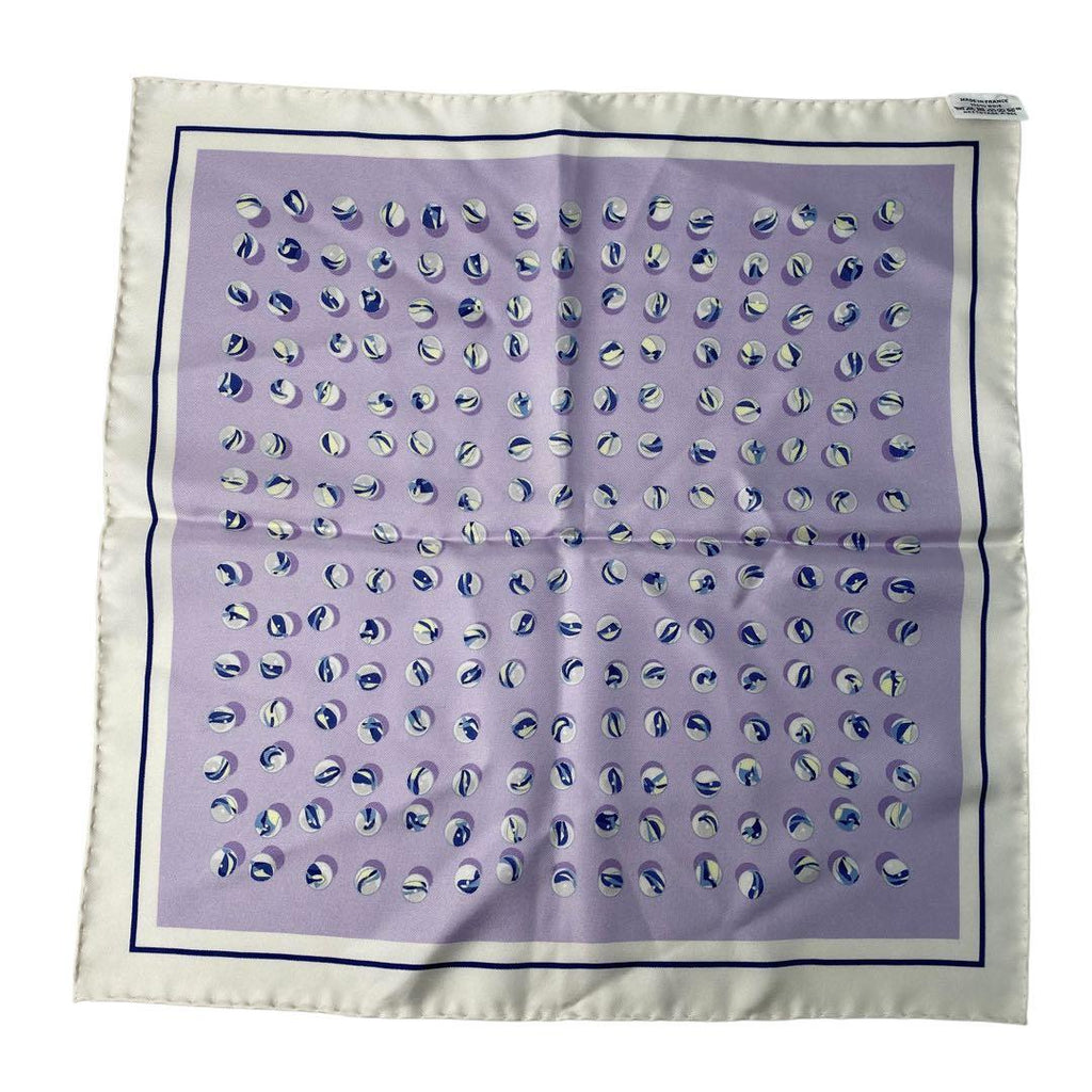Hermes Gavroche Carre 45 Marble Scarf Bandana Silk — view 4
