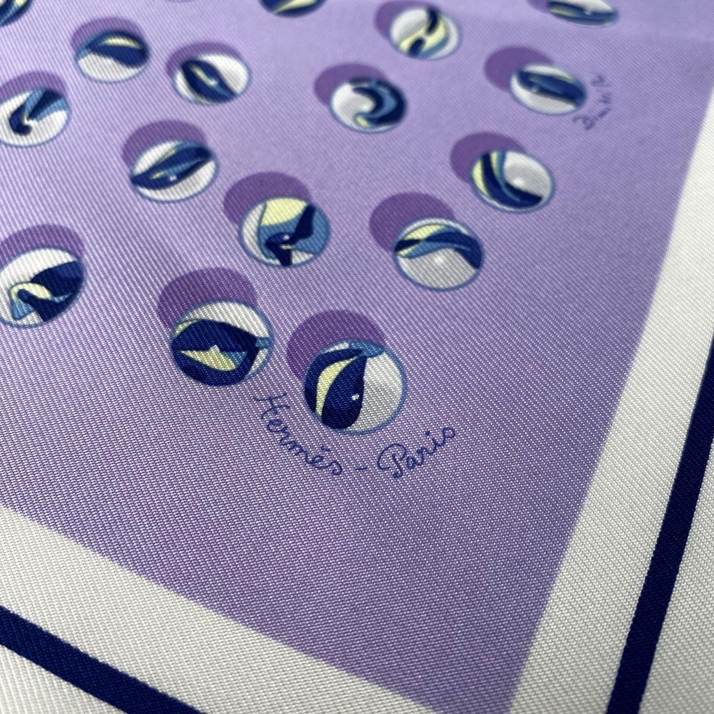 Hermes Gavroche Carre 45 Marble Scarf Bandana Silk — view 5