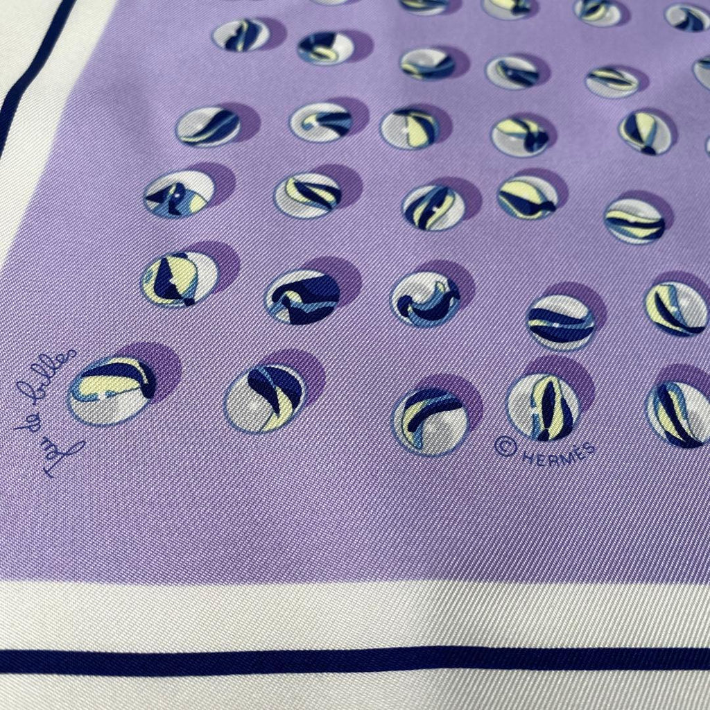 Hermes Gavroche Carre 45 Marble Scarf Bandana Silk — view 6