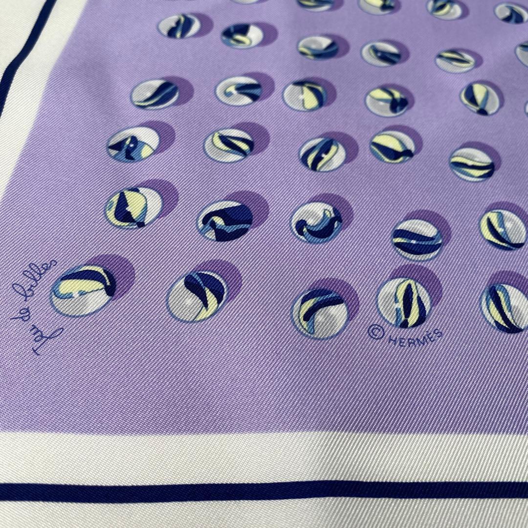 Hermes Gavroche Carre 45 Marble Scarf Bandana Silk — view 6