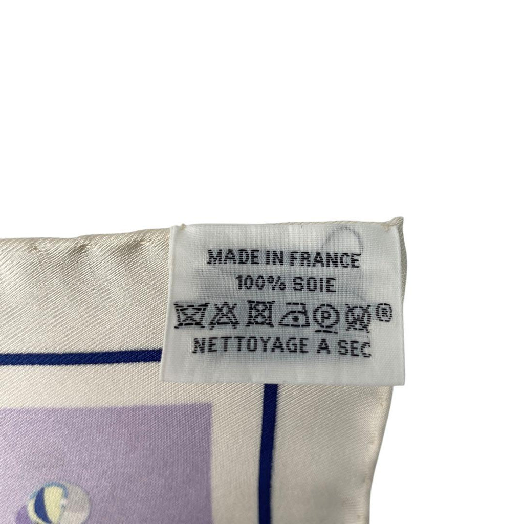 Hermes Gavroche Carre 45 Marble Scarf Bandana Silk — view 7
