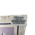 Hermes Gavroche Carre 45 Marble Scarf Bandana Silk — view 7