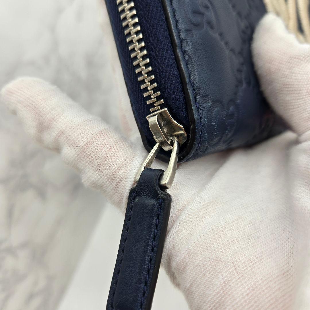 Gucci Guccissima Wallet Yankees Collaboration Navy — view 4