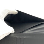 Louis Vuitton Taiga Portefeuille Long Black Billfold Wallet — view 7