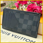 Louis Vuitton Damier Graphite Coin Card Holder Fragment