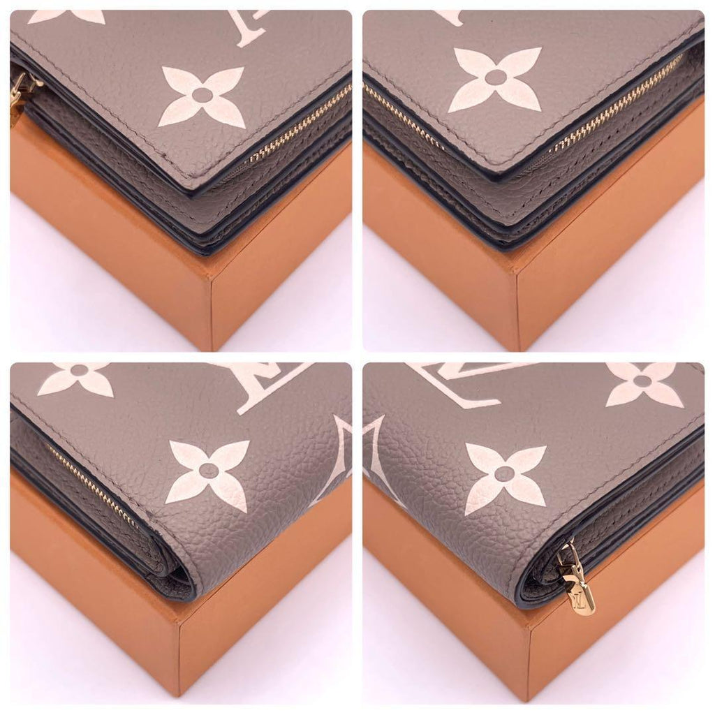 Louis Vuitton Monogram Empreinte Bicolor Clair Bifold Wallet — view 8