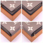 Louis Vuitton Monogram Empreinte Bicolor Clair Bifold Wallet — view 8