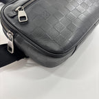 Louis Vuitton Damier Infini Ambler Black Belt Bag — view 8