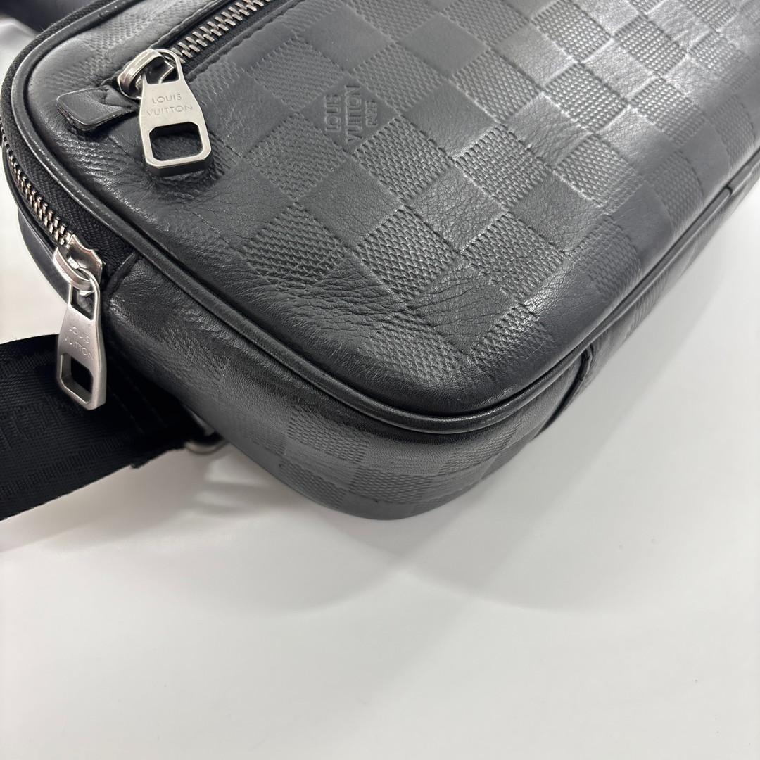 Louis Vuitton Damier Infini Ambler Black Belt Bag — view 8