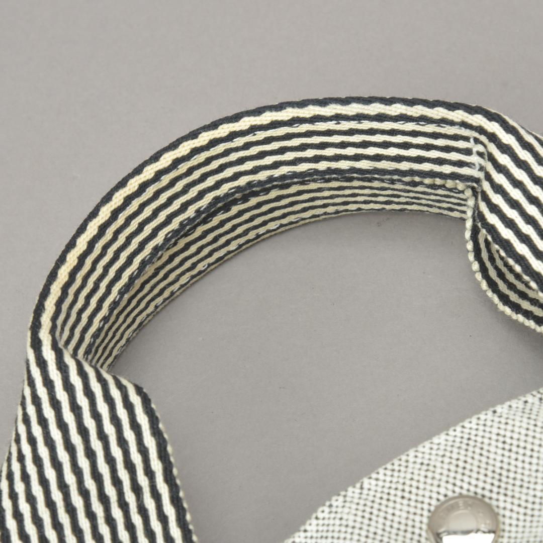 Hermes New Fourre Tout MM Tote Canvas Gray Black — view 5