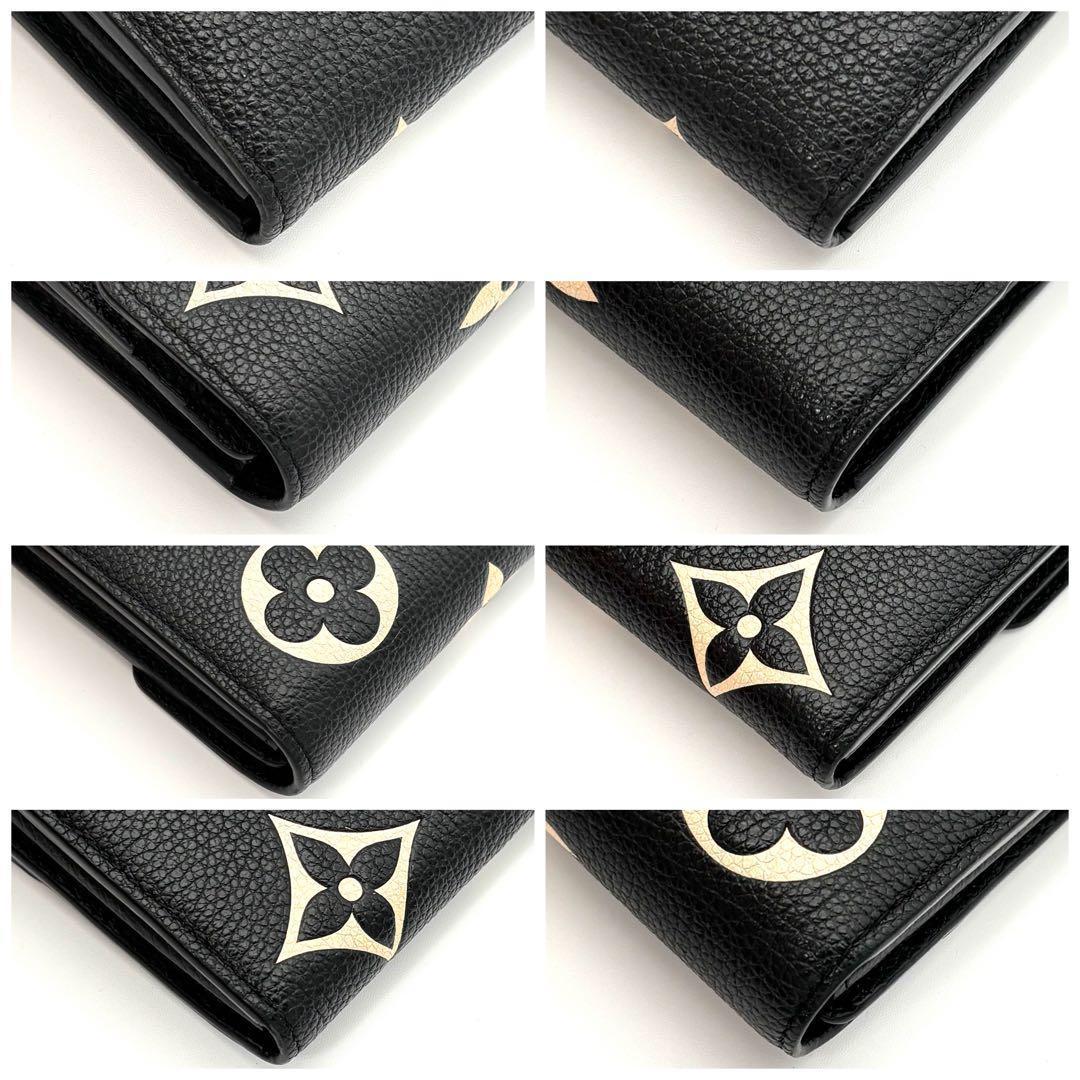 Louis Vuitton Wallet Portefeuille Sarah Bicolor Black — view 8